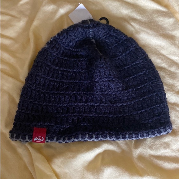Quiksilver Other - Cozy Blue & gray Knit Kids Beanie